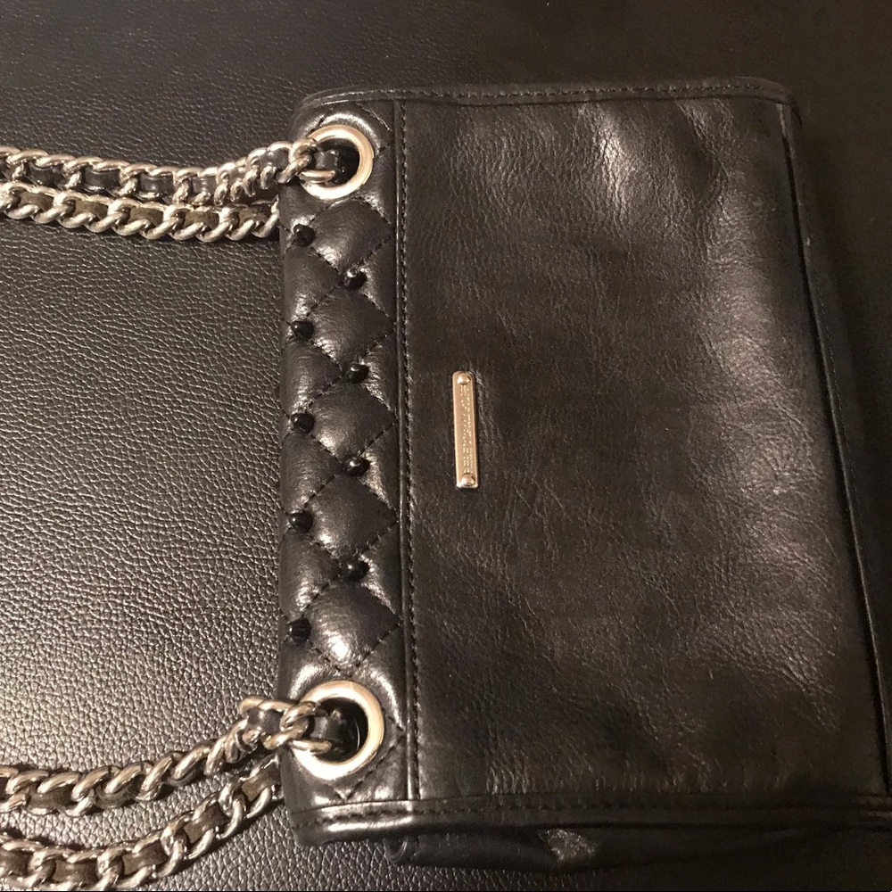 Rebecca Minkoff Black Quilted Affair Mini Bag - Picture 4 of 5
